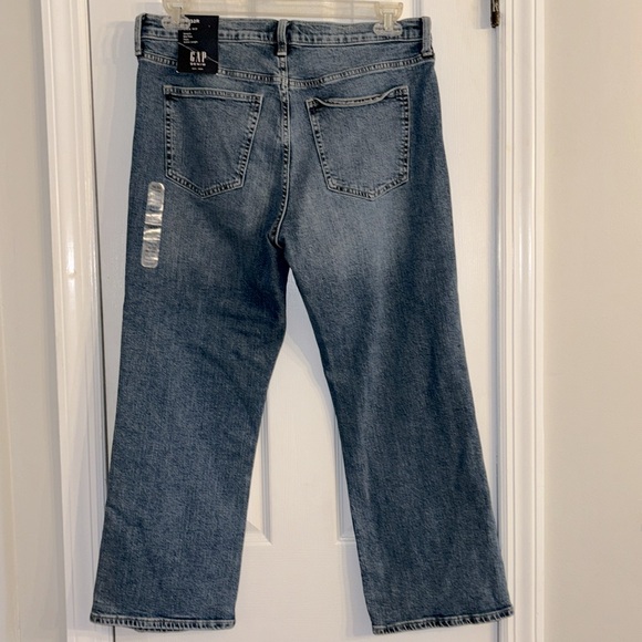 Gap Denim Kick Fit Stretch MidRise Flare Ankle Length Size 14R -32 - Picture 2 of 6